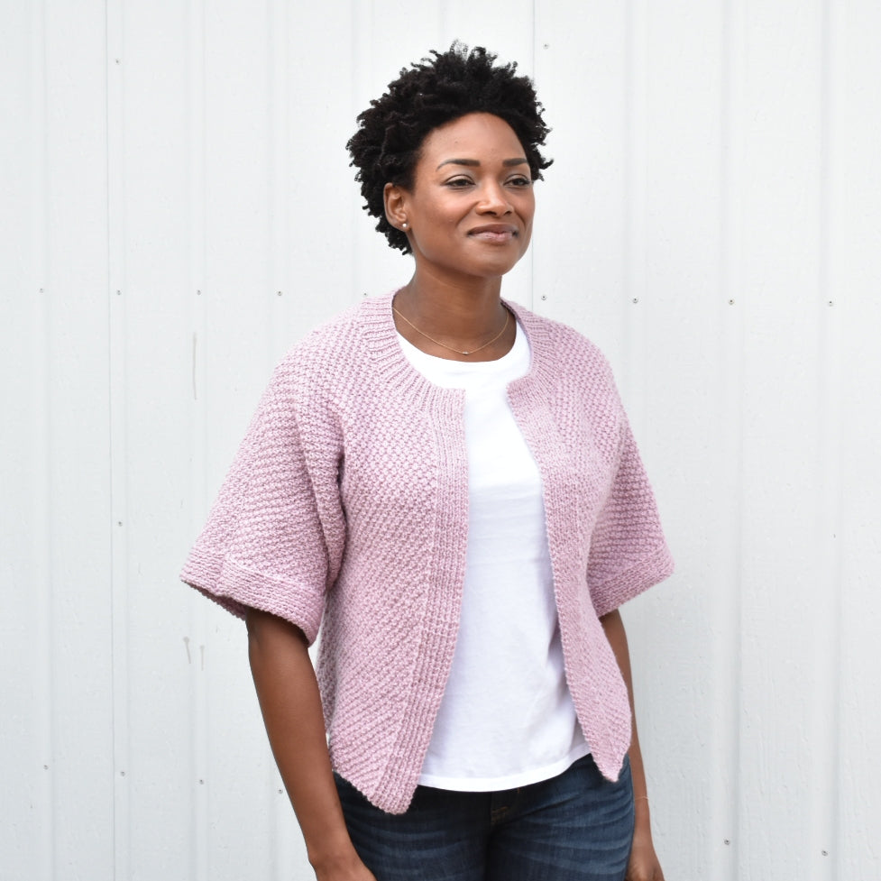 Edge-to-Edge Stitch Cardigan