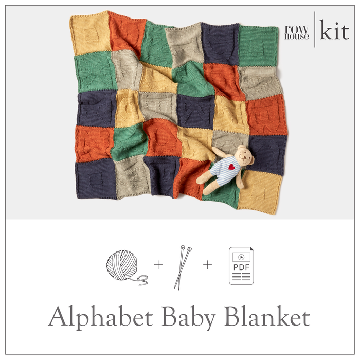 Alphabet Baby Blanket Kit