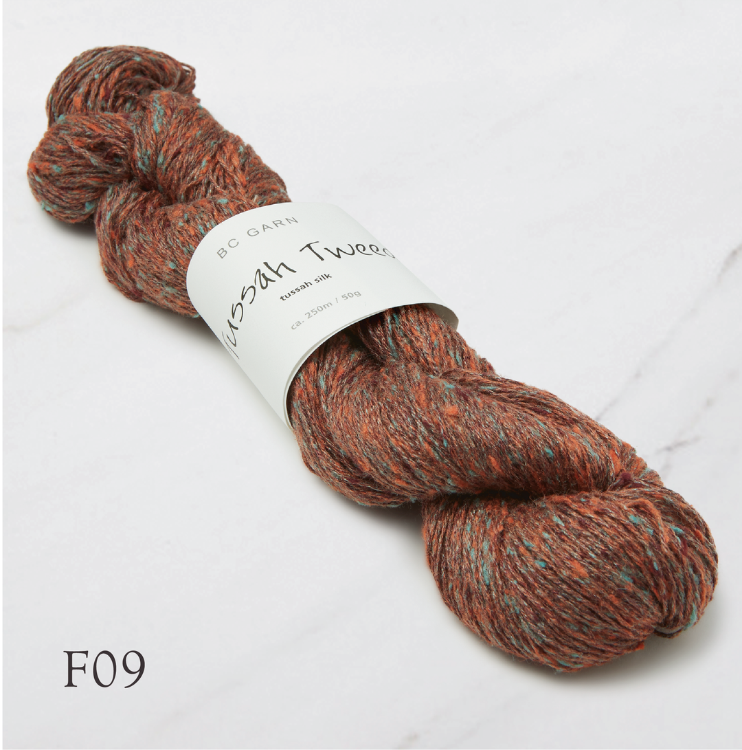 Tussah Tweed (100% silk)