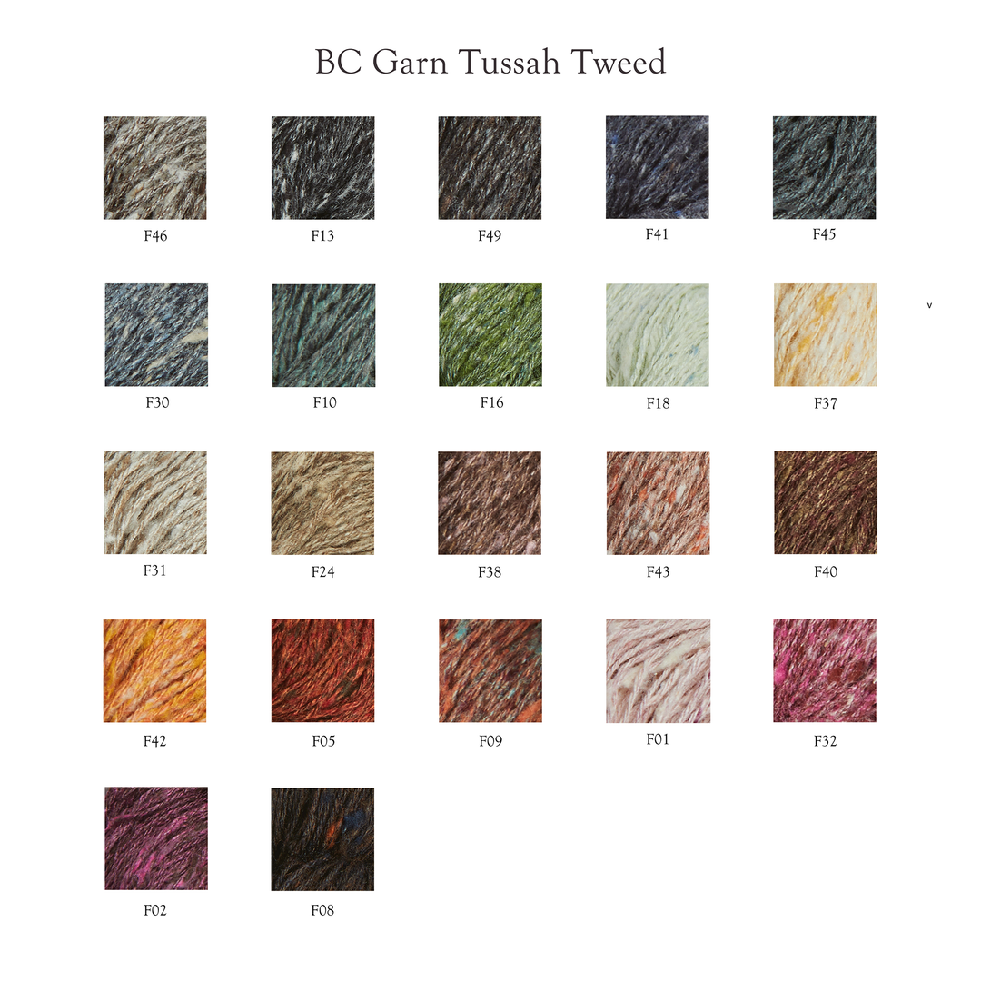 Tussah Tweed (100% silk)