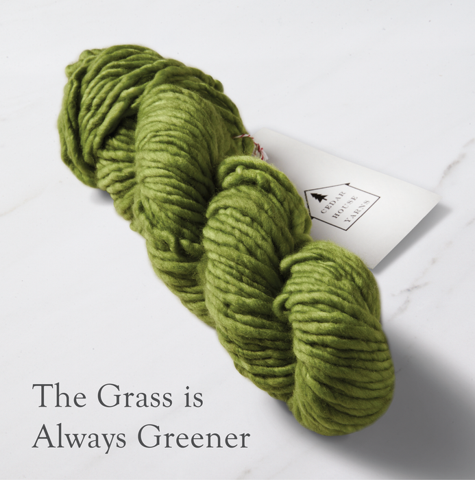 Grass Green Super Chunky Yarn, Green Chunky Yarn, 100% Acrylic