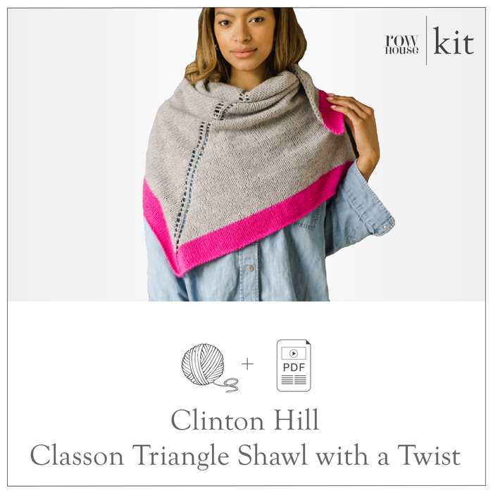 Classon Triangle with a Twist Shawl Kit