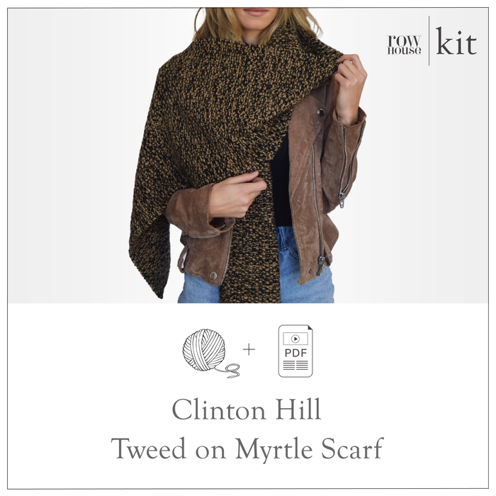 Tweed on Myrtle Shawl Kit