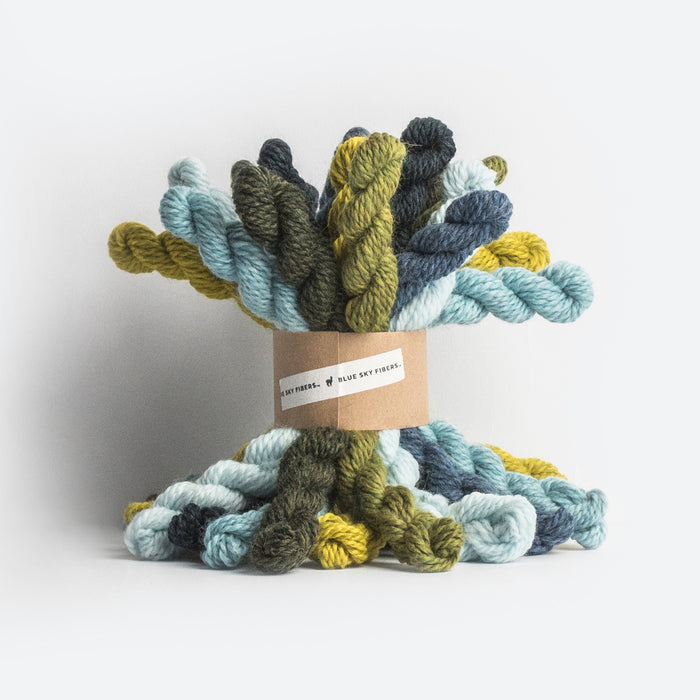 Woolstok Mini Hank Bundle (100% wool) - Cool