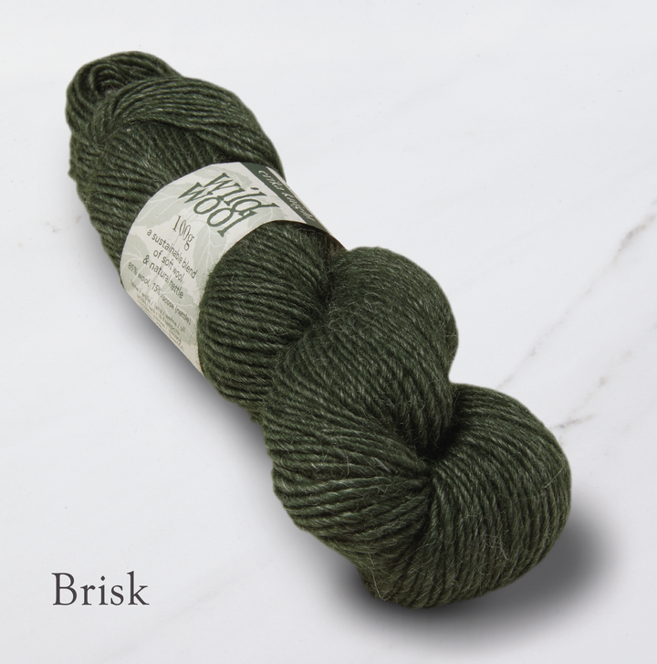 Wild Wool (85% wool, 15% viscose/nettle)