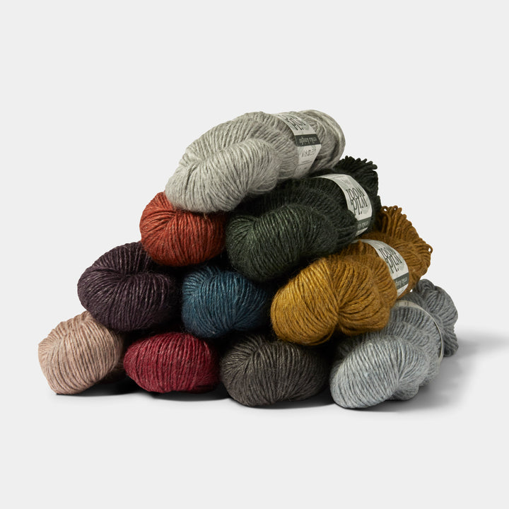 Wild Wool (85% wool, 15% viscose/nettle)