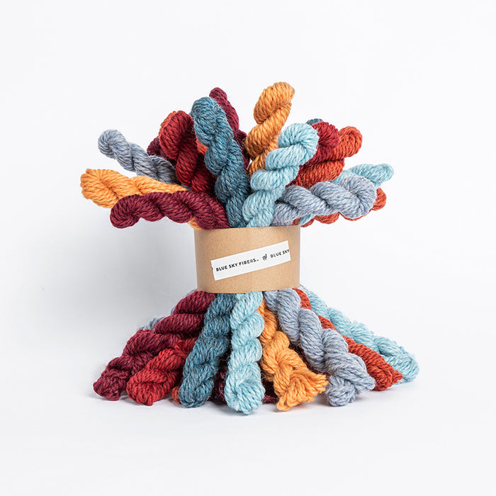 Woolstok Mini Hank Bundle (100% wool) - Fire & Ice