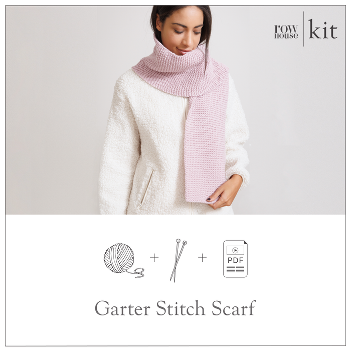 Garter Stitch Scarf Kit