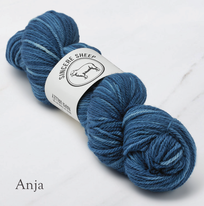 Ice Yarns wool blend eyelash yarn, black/white/purple, lot of 2 (66 yds ea)