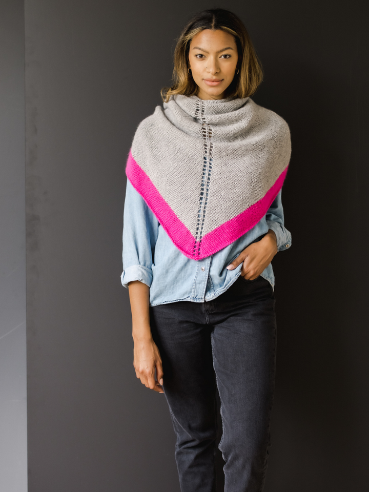 Classon Triangle with a Twist Shawl Kit