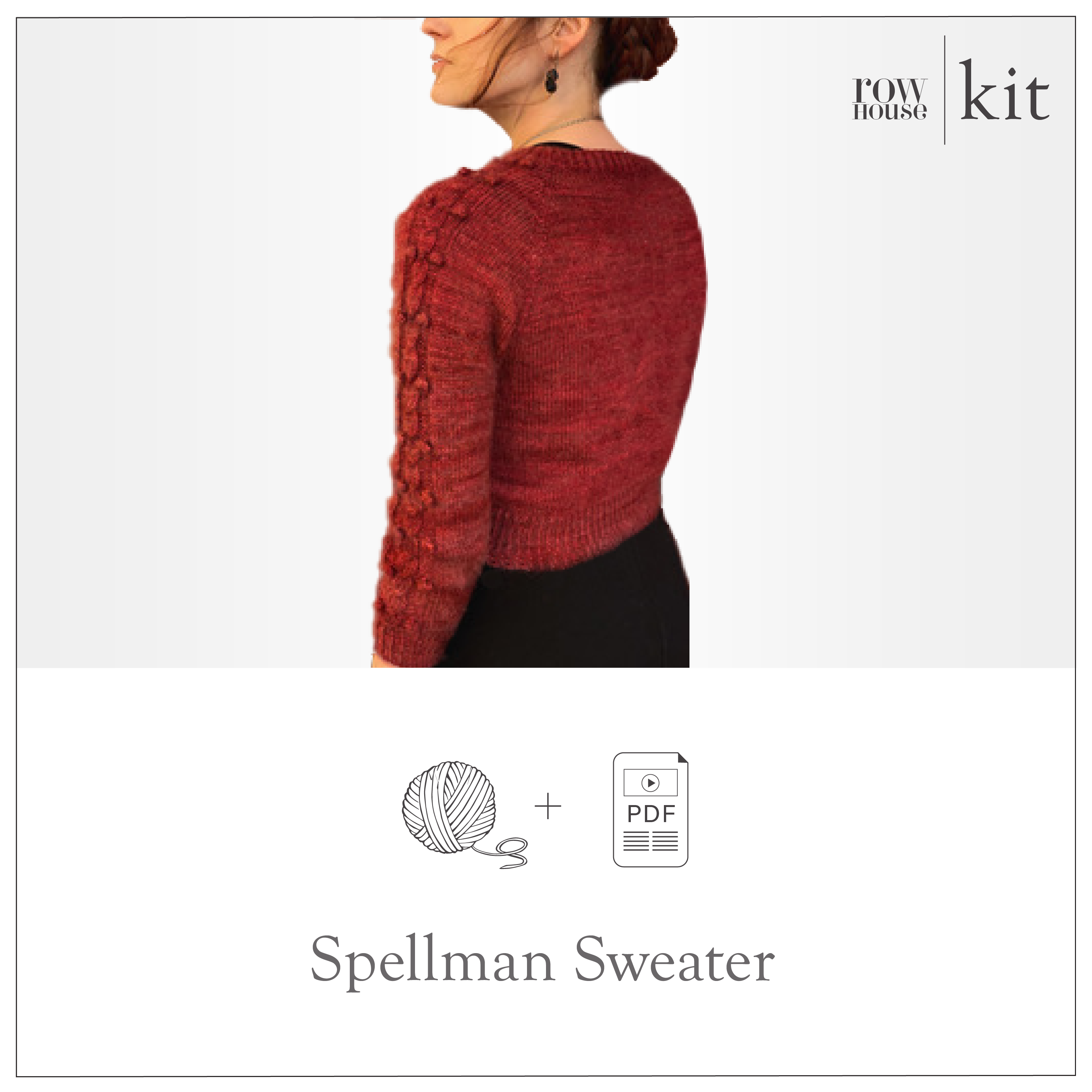 Spellman Sweater Kit – Row House Yarn