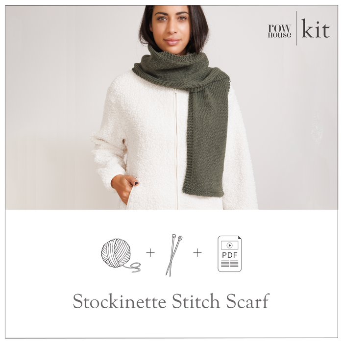 Stockinette Stitch Scarf Kit