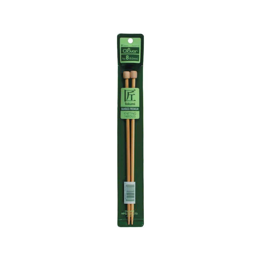 Takumi Bamboo Single Point Knitting Needles 13"
